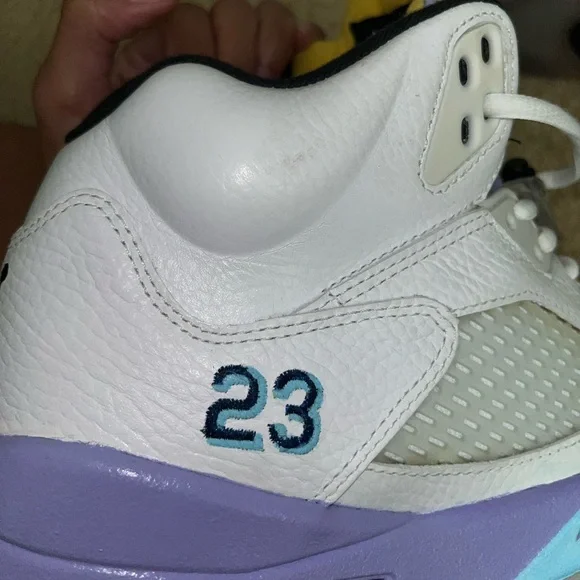 Jordan 5 retro customized 2013s Blue and purple - Picture 10 of 15